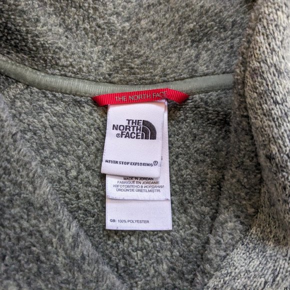 The North Face Fitted Green Fleece Pullover - Picture 8 of 10
